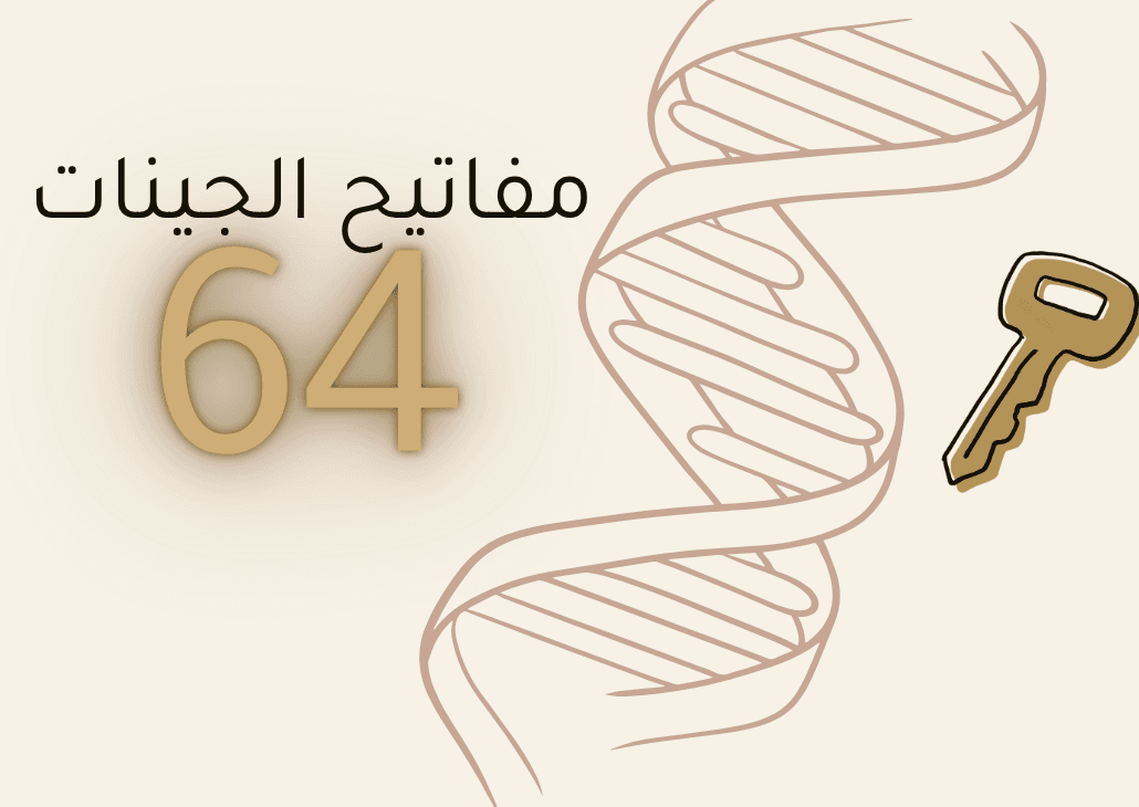 سلسلة مفاتيح الجينات ال ٦٤ كاملة